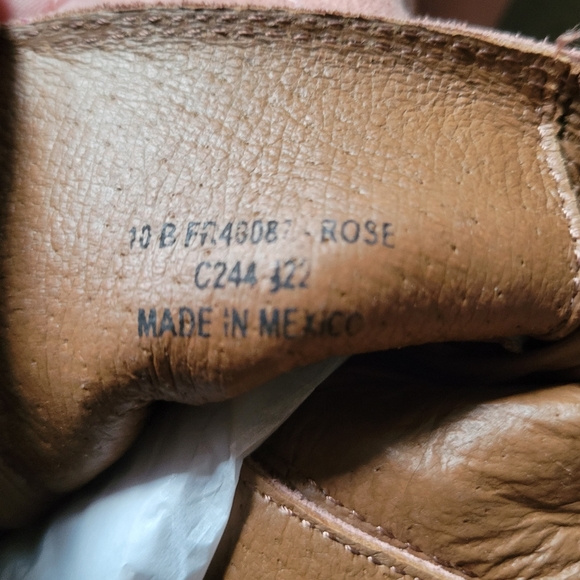 🌟 AUTHENTIC ✨️ NEW Frye Suede Billy Short Boots Dusty Rose Pink 👢 Size 10 - Picture 15 of 16